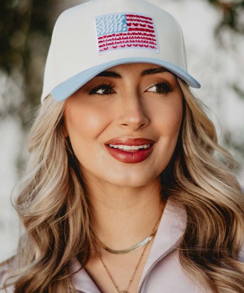 American Flag Vintage Style Hat