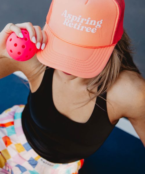 Aspiring Retiree Funny Trucker Hat