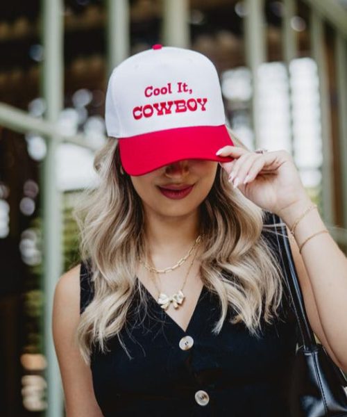 Cool it, Cowboy Heart Two-Toned Vintage Hat