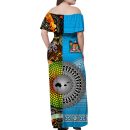 Aboriginal And Tapa Matching Hawaiian Shirt And Dress Australia Fiji Together Lt8