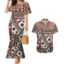 Bula-fiji-couples-matching-mermaid-dress-and-hawaiian-shirt-unique-masi-tapa-pattern-lt14