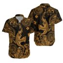Hawaii Angry Shark Polynesian Matching Dress And Hawaiian Shirt Matching Couples Outfit Unique Style